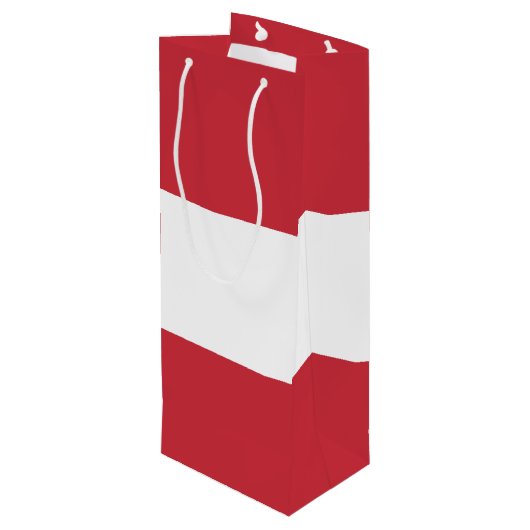 Sac Cadeau Pour Bouteille Drapeau autrichien (Dos Angle)