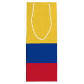 Sac Cadeau Pour Bouteille Drapeau de Colombie (Dos)