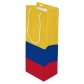 Sac Cadeau Pour Bouteille Drapeau de Colombie (Devant Angle)