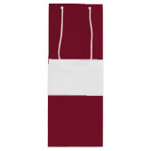 Sac Cadeau Pour Bouteille Drapeau de Lettonie (Devant)