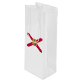 Sac Cadeau Pour Bouteille Drapeau d'État de Floride (Devant Angle)