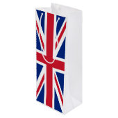 Sac Cadeau Pour Bouteille Drapeau du Royaume-Uni (Dos Angle)