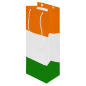 Sac Cadeau Pour Bouteille Drapeau national de l'Inde Ashoka Chakra (Dos Angle)