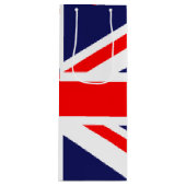 Sac Cadeau Pour Bouteille Drapeau Union Jack - UK (Devant)