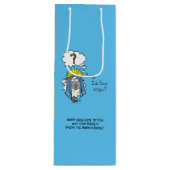 Sac Cadeau Pour Bouteille Drôle chrétien Noël mignon mouton (Devant)