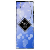 Sac Cadeau Pour Bouteille Élégant 45e anniversaire de Mariage Sapphire (Devant)