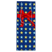 Sac Cadeau Pour Bouteille Elegant design with stars (Devant)