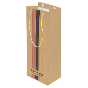 Sac Cadeau Pour Bouteille Entreprise Marque Sans Minimum Minimaliste