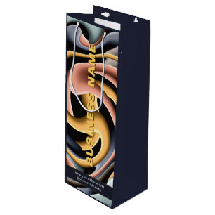 Sac Cadeau Pour Bouteille Entreprise moderne de marque d'entreprise Promotio