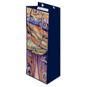 Sac Cadeau Pour Bouteille Étiquette de jeu Spike and Curly (Dos Angle)