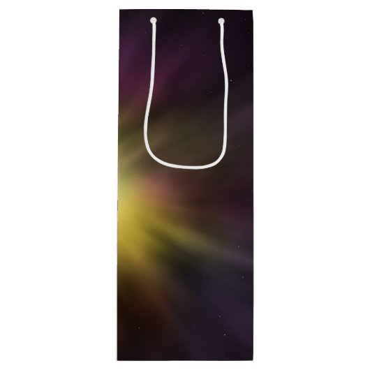Sac Cadeau Pour Bouteille Explosion de l'oeuvre spatiale numérique Cool Star (Devant)