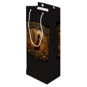 Sac Cadeau Pour Bouteille Faisan, Chasse Royale (Dos Angle)