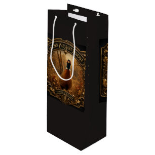 Sac Cadeau Pour Bouteille Faisan, Chasse Royale