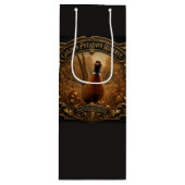 Sac Cadeau Pour Bouteille Faisan, Chasse Royale (Devant)