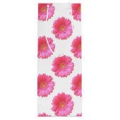 Sac Cadeau Pour Bouteille Faisée de gerbera rose (Dos)