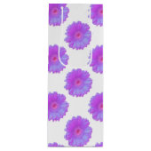 Sac Cadeau Pour Bouteille Faisée de gerbera violette (Devant)
