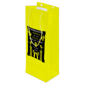 Sac Cadeau Pour Bouteille Félicitations à Ballet Dance (Dos Angle)