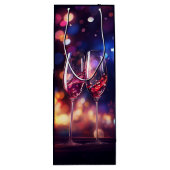 Sac Cadeau Pour Bouteille Félicitations pour le Toasting Wine Glass (Dos)