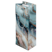Sac Cadeau Pour Bouteille Fête (Dos Angle)