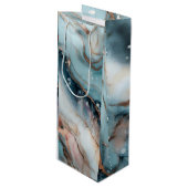 Sac Cadeau Pour Bouteille Fête (Devant Angle)