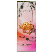 Sac Cadeau Pour Bouteille Fête d'anniversaire - Taurus (Devant)