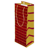 Sac Cadeau Pour Bouteille Fête de crémaillère & Plus- (Dos Angle)