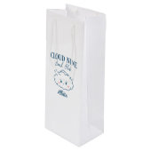 Sac Cadeau Pour Bouteille fête de la bachelorette cloud 9 (Devant Angle)