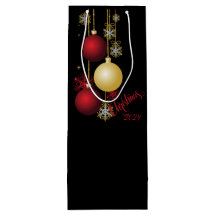Fête de Noël en noir, or et rouge