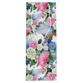 Sac Cadeau Pour Bouteille Fête des mères de l'aquarelle florale (Dos)