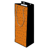 Sac Cadeau Pour Bouteille Fête d'Halloween du crâne (Dos Angle)