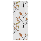 Sac Cadeau Pour Bouteille Feuille élégant (Devant)