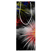 Sac Cadeau Pour Bouteille feux d'artifice dans les nuages (Dos)