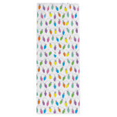 Sac Cadeau Pour Bouteille Feux de Noël (Dos)