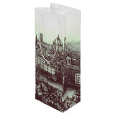 Sac Cadeau Pour Bouteille Firenze (Dos Angle)