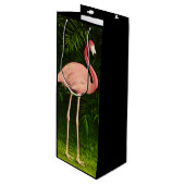 Sac Cadeau Pour Bouteille Flamant rose magnifiquement (Devant Angle)