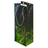 Sac Cadeau Pour Bouteille Flèches Abstraites (Dos Angle)