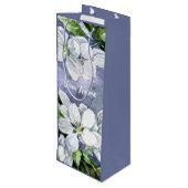 Sac Cadeau Pour Bouteille Fleur de pommier (Dos Angle)