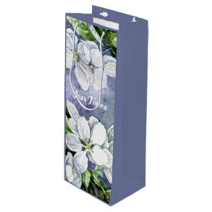 Sac Cadeau Pour Bouteille Fleur de pommier
