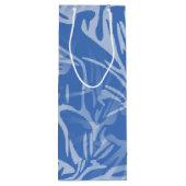 Sac Cadeau Pour Bouteille Fleurs Abstraites Botanique Florale (Dos)