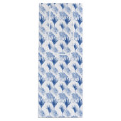 Sac Cadeau Pour Bouteille Fleurs Abstraites Botanique Florale (Devant)