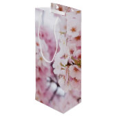 Sac Cadeau Pour Bouteille Fleurs de cerisiers (Dos Angle)