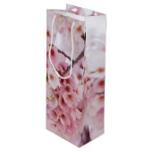 Sac Cadeau Pour Bouteille Fleurs de cerisiers (Devant Angle)