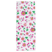 Sac Cadeau Pour Bouteille Fleurs et baies (Dos)