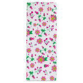 Sac Cadeau Pour Bouteille Fleurs et baies (Devant)