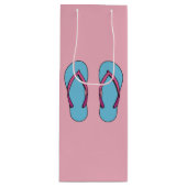 Sac Cadeau Pour Bouteille Flip Flops de plage (Devant)