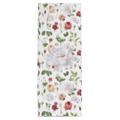 Sac Cadeau Pour Bouteille Florales fraîches (Dos)