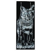 Sac Cadeau Pour Bouteille Fox de neige (Devant)