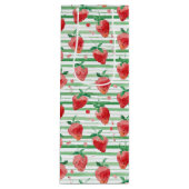 Sac Cadeau Pour Bouteille Fraise (Devant)