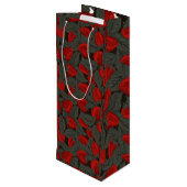 Sac Cadeau Pour Bouteille Fraise (Dos Angle)