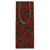 Sac Cadeau Pour Bouteille Fraise (Dos)